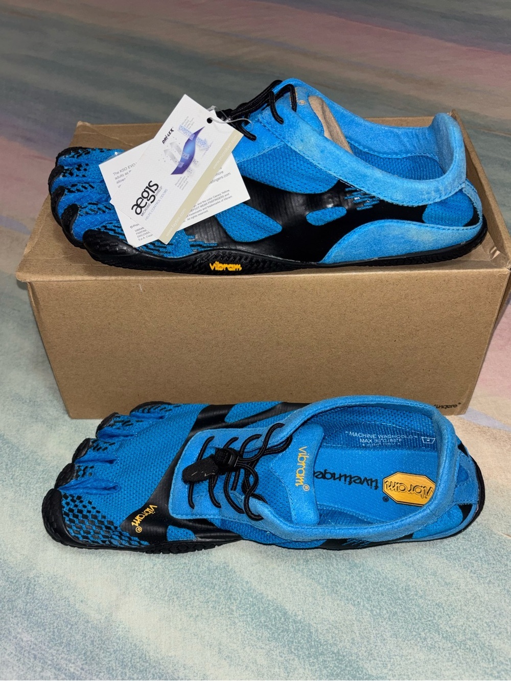 Vibram Five fingers KSO EVO shoes blue black